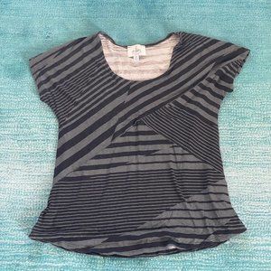 a-line Striped Shirt